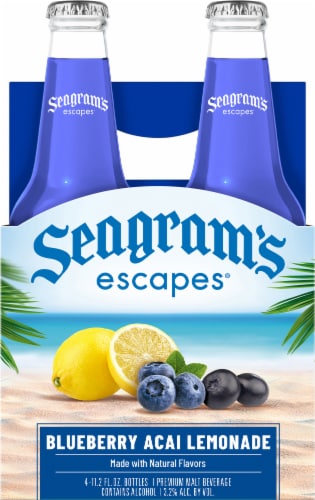 Seagram's Escapes® Blueberry Acai Lemonade Perspective: back