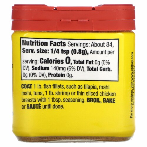 OLD BAY Lemon & Herb Seasoning, 2.37 Oz