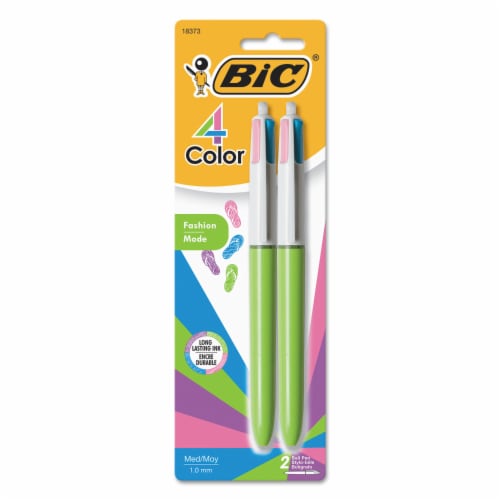 BIC® 4 Color Fashion Pens - Assorted Colors Perspective: back
