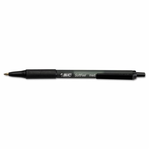 BIC Soft Feel Clic Pens - Black/Blue Perspective: back