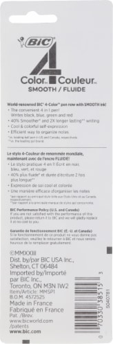 BIC® 4-Color Smooth Gel Pen Perspective: back