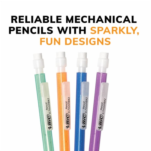 BIC® Xtra Sparkle No. 2 Lead Mechanical Pencils Perspective: back