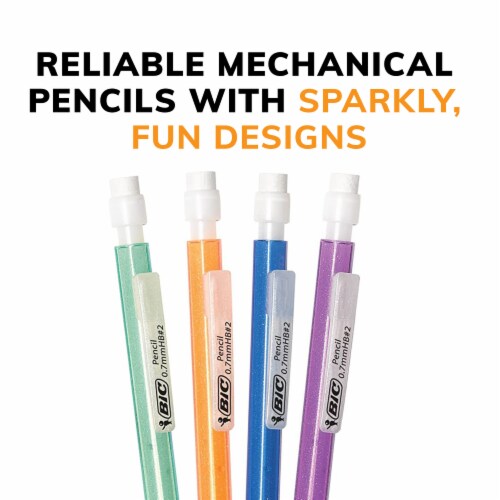 BIC® Xtra Sparkle No. 2 Lead Mechanical Pencils Perspective: back