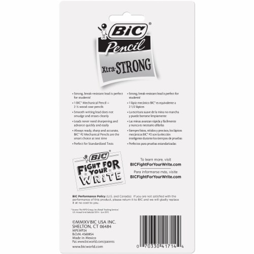 BIC® Xtra-Strong Mechanical Pencils Perspective: back