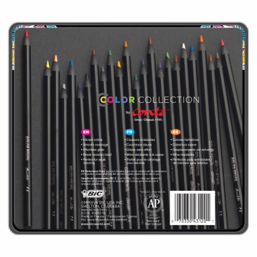 BIC Color Collection by Conte Coloring Pencils Perspective: back