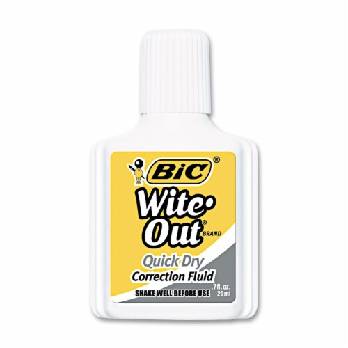 BIC® Wite-Out® Quick Dry Correction Fluid - White, 1 ct - Fry's Food Stores