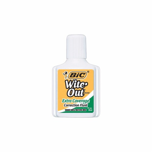 Bic Wite-Out Shake 'n Squeeze Correction Pen, 8 mL, White