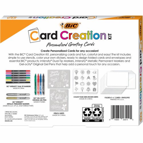 BIC Marking Card Kit Perspective: back