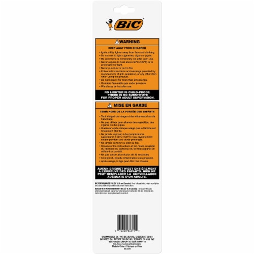 BIC® Multi-Purpose Flex Wand Lighter - Assorted Perspective: back