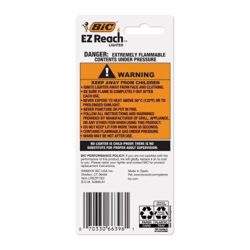 BIC® EZ Reach Snoop Dogg Lighter Perspective: back
