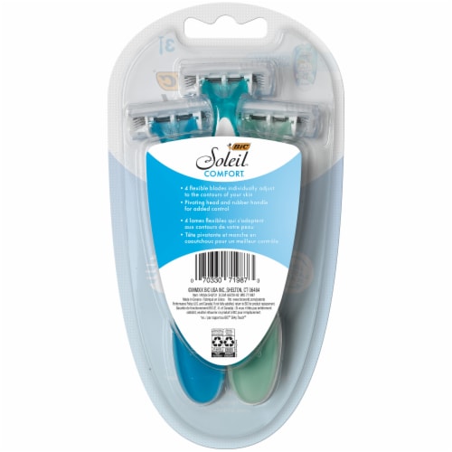 BIC® Soleil® Bella Disposable Assorted Razors Perspective: back