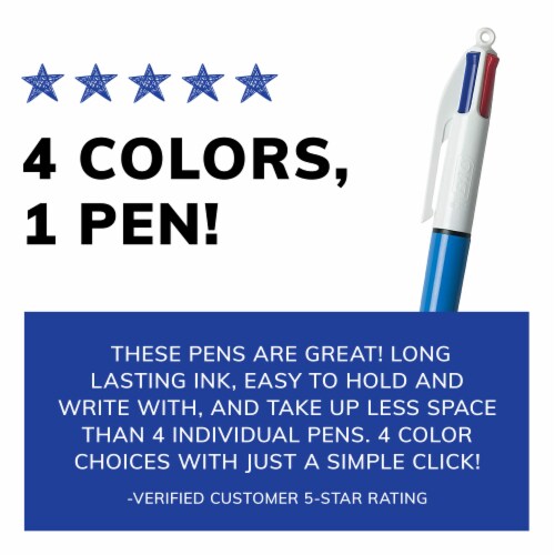 BIC® 4-Color™ Original Retractable Ballpoint Pen Perspective: back
