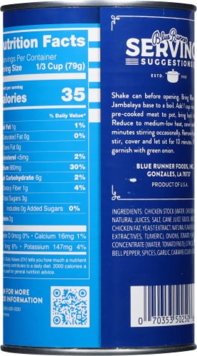 Blue Runner Creole Jambalaya Base Perspective: back