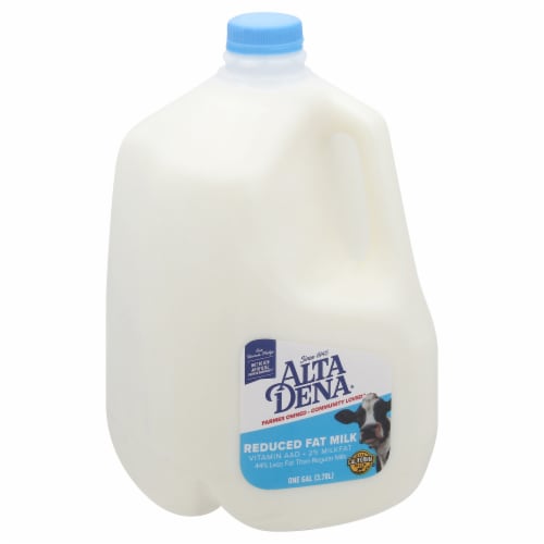 Alta Denta 2% Reduced Fat Milk Perspective: back