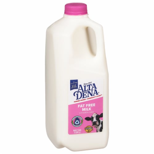 Alta Dena Fat Free Milk Perspective: back