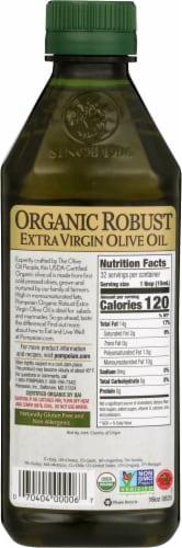 Pompeian® Organic Robust Extra Virgin Olive Oil Perspective: back