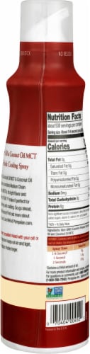 Pompeian Coconut Oil Non-Stick Cooking Spray Perspective: back