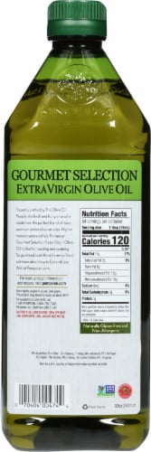Pompeian® Gourmet Selection Extra Virgin Olive Oil Perspective: back