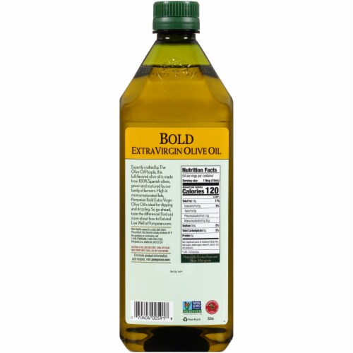 Pompeian® 100% Spanish Extra Virgin Olive Oil Perspective: back