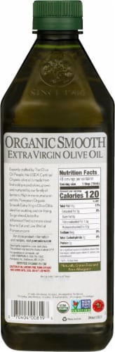 Pompeian® Organic Extra Virgin Olive Oil Perspective: back