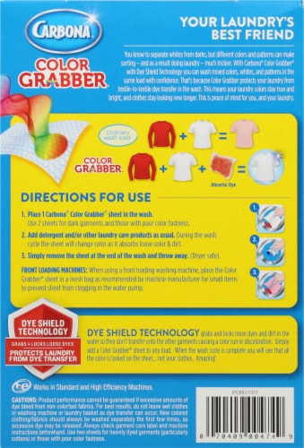 Why does Carbona Color Grabber keep your clothes looking new? 