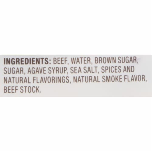 Oberto Original Beef Jerky Perspective: back