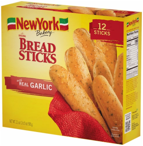 New York Bakery Breadsticks with Real Garlic Perspective: back