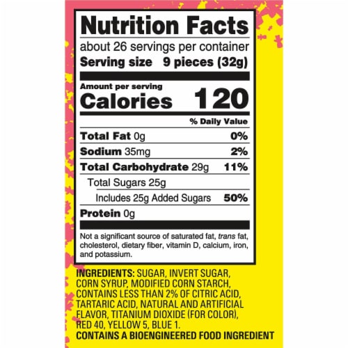 Sour Patch Kids Watermelon Soft & Chewy Candy Perspective: back