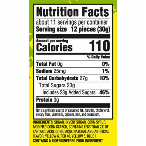 SOUR PATCH KIDS Soft & Chewy Candy Share Size Perspective: back