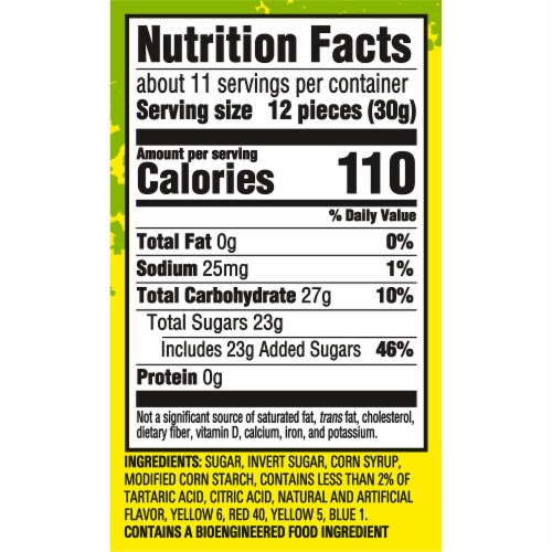 SOUR PATCH KIDS Soft & Chewy Candy Share Size Perspective: back