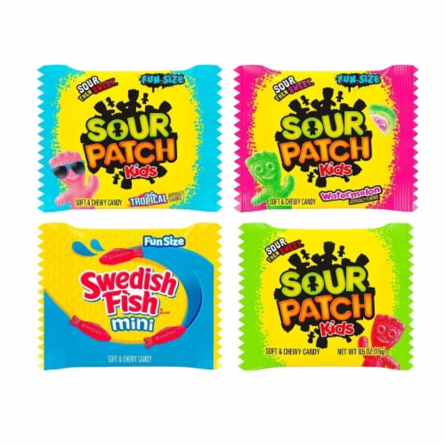 Sour Patch Kids And Swedish Fish Mini Soft And Chewy Candy Variety