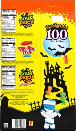 Sour Patch Kids Spooky Mix Halloween Candy Bags Perspective: back
