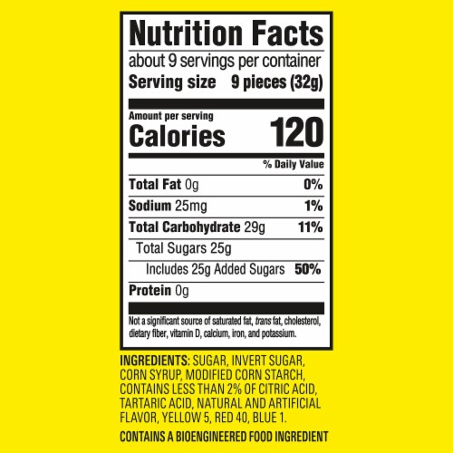 SOUR PATCH KIDS Apple Harvest Soft & Chewy Candy Bag Perspective: back