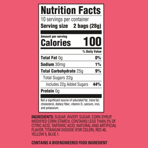 SOUR PATCH KIDS Watermelon Soft & Chewy Valentine's Day Candy Perspective: back