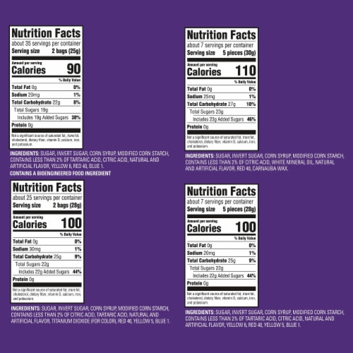 SOUR PATCH KIDS and SWEDISH FISH Soft & Chewy Halloween Candy Variety Pack Perspective: back
