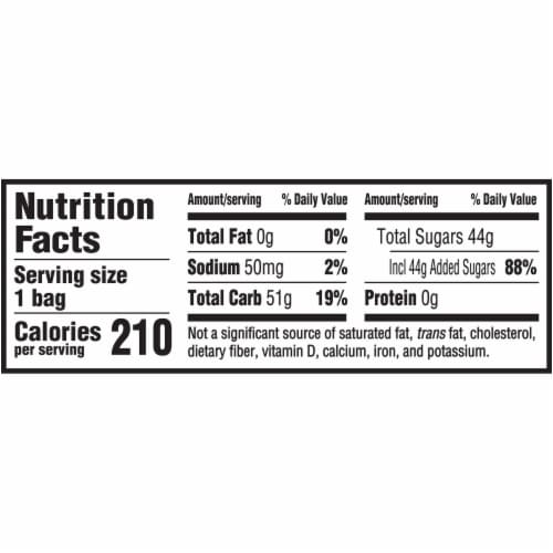 Sour Patch Kids Soft & Chewy Candy 2 Oz Bag Perspective: back