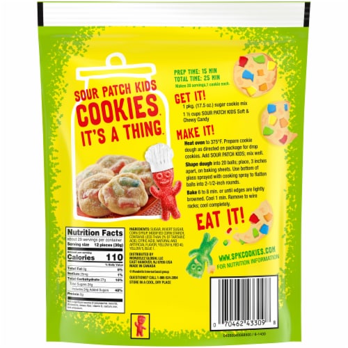 Sour Patch Kids Soft & Chewy Candy Perspective: back