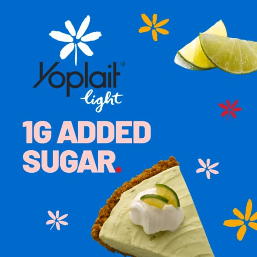 Yoplait Light Key Lime Pie Fat Free Yogurt Cup Perspective: back