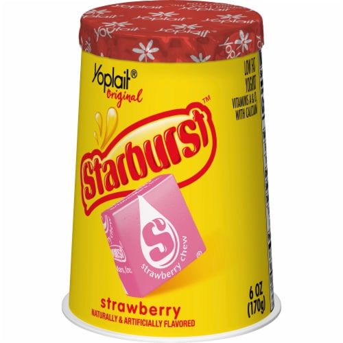 Yoplait Original Starburst Strawberry Low Fat Yogurt Cup Perspective: back