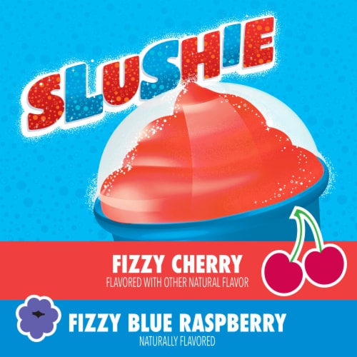 Go Gurt Slushie Fizzy Black Raspberry and Cherry Low Fat Yogurt Style Snack Tubes Perspective: back