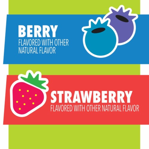 Go-GURT Gluten Free Berry and Strawberry Kids Fat Free Yogurt Tubes Perspective: back