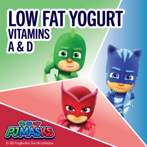 Yoplait Low Fat Cotton Candy & Strawberry Kids Yogurt Pack Perspective: back