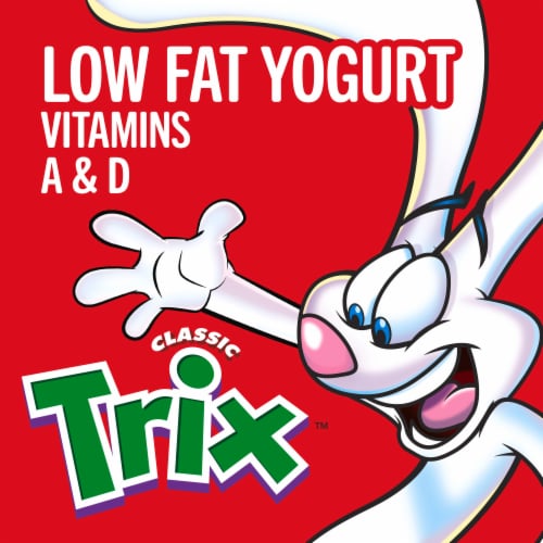 Yoplait Low Fat Yogurt Berry and Strawberry Perspective: back