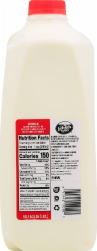 LeHigh Valley Whole White Milk Perspective: back