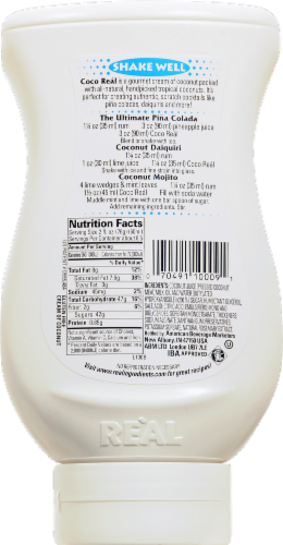 Simply Squeeze Coco Real® Cream of Coconut Mixer Perspective: back