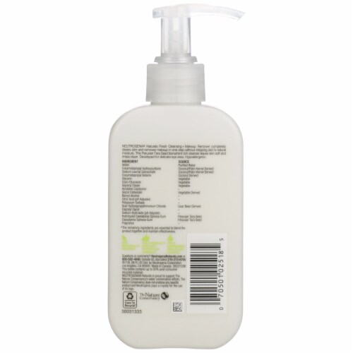 Neutrogena Naturals Fresh Cleansing + Makeup Remover Perspective: back