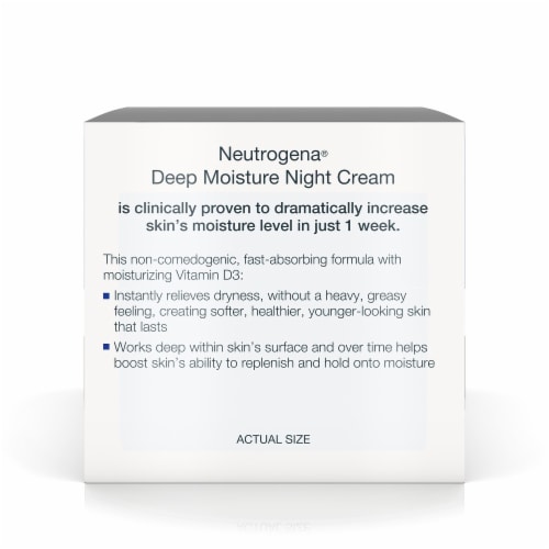 Neutrogena Deep Moisture Night Cream Perspective: back
