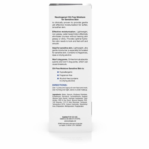 Neutrogena Sensitive Skin Oil-Free Facial Moisturizer Perspective: back