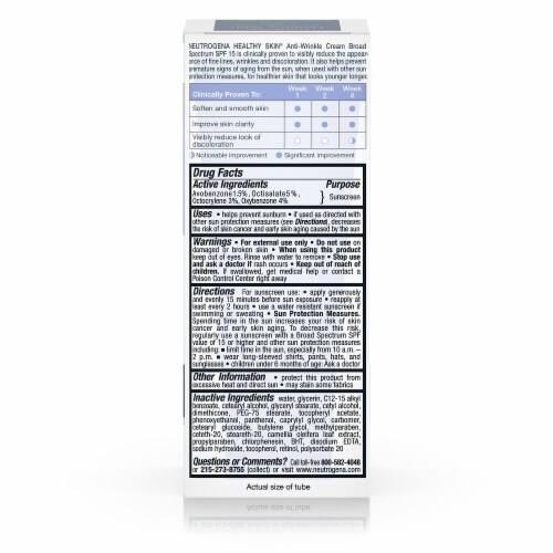 Neutrogena Healthy Skin Anti-Wrinkle Cream SPF15 Perspective: back