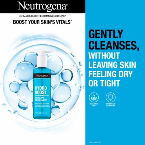 Neutrogena Hydro Boost Hydrating Facial Cleanser, Gel Face Wash Perspective: back